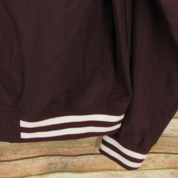 Goodfellow Maroon/White Varsity Jacket XL - Picture 2 of 13